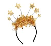 Generico Fascia Da Festa - Fascia Capodanno Stelle Glitter 32 Cm | Fili PP/PET, Accessorio Capelli Per Donne, Ragazze & Adulti | Natale, Compleanno, Matrimonio, Festa