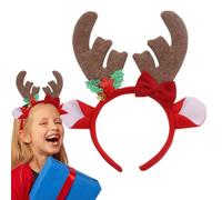 Generico Fascia Per Capelli A Forma Di Corna,Accessorio Festivo per Capelli | Fasce Per Con Corna Di Renna - per Matrimonio Viaggio Vacanza Campeggio Picnic Barbecue Giardino Festa Raduno Cena