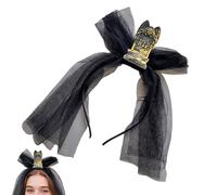 Genérico Fascia per Halloween - Copricapo Vintage Lapidi Con Veli Per Cosplay - Accessorio Per Costume Per Carnevali Feste E Spettacoli