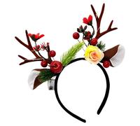 Generico Fascia per Testa con Corna di Renna | Diadema Di Bellezza Illuminato,Cerchietto Con Corna Natalizie Per Natale | Per Cosplay Cerimonie Matrimoni Compleanni Donne Ragazze