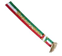 Generico Fascia Tricolore da Sindaco Finalmente in Pensione Modello Lusso 100% Made in Italy PS 04613