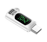 Generico Fast Charging Data Connector Plug, USB Charger Connector with Digital Display High Speed Transmission USB Extension Converter for PC Laptop Tablet Phone 3.4x1.3x0.8cm