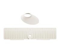 Generico Faucet Mat for Kitchen Sink - 70cm Silicone Water Splash Guard, 15 Degree Sloped Drying Pad, Anti Splash Protector | Under Sink Drip Tray for Bathroom RV Countertop Cabinet Protection