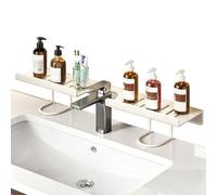 Generico Faucet Storage Rack - Large Capacity Space Saving Kitchen | Over The Sink Shelf Bathroom Storage 650g For Soap Sponge Brush Utensil Toiletry Decor Perfume Home Shower Apartment