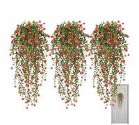 Generico Faux Ivy Garland - 30 Inches Realistic Artificial Vines with Flowers for Home and Party Decor, Uv Resistant Rattan Accent for Indoor Kitchen, Balcony, Patio, Office, or Garden Display,