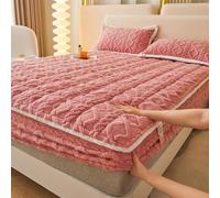 Generico Fazi Gadgets Elastic Bed Sheets, Elastic Bed Sheets, Various Sizes, Soft Comfortable, Plush Fluffy for All Beds (red,Twin)