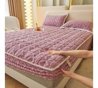 Generico Fazi Gadgets Elastic Bed Sheets, Elastic Bed Sheets, Various Sizes, Soft Comfortable, Plush Fluffy for All Beds (purple,Queen)