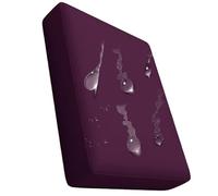 Generico Federa Cuscino Impermeabile Copridivano Seduta di Ricambio con Cerniera Colore Unito Copriseduta Divano da Giardino Lavabile in Lavatrice per Esterno Da Giardino Terrazzo(Violet,65x65x10cm)