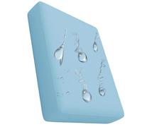 Generico Federa Cuscino Impermeabile Copridivano Seduta di Ricambio con Cerniera Colore Unito Copriseduta Divano da Giardino Lavabile in Lavatrice per Esterno Da Giardino Terrazzo(Blu,50x50x5cm)