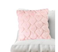 Generico Federe Cuscini San 46x46,45 Cm X 45 Cm Rosa | Decorativo Amore Per La Decorazione Domestica,Per Divano Soggiorno Stile Rustico Coppie Vacanza Festival Festa Inaugurazione Casa