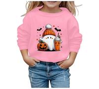 Generico Felpa a Maniche Lunghe per Ragazza Invernale Bambini Top Teenager Classics Divertenti Pullover Felpe Comfort E Stile Perfetta Bambine Ragazze 4-15 Anni