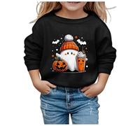 Generico Felpa a Maniche Lunghe per Ragazza Invernale Bambini Top Teenager Classics Divertenti Pullover Felpe Comfort E Stile Perfetta Bambine Ragazze 4-15 Anni