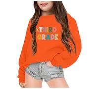Generico Felpa a Maniche Lunghe per Ragazza,Long Sleeve Sweatshirt Unisex Felpe Girocollo Casual E Comode Abbigliamento l'autunno l'inverno Ultra Morbida Oversize Autunno Inverno