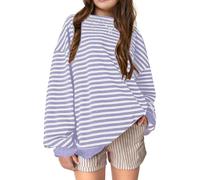 Generico Felpa a Maniche Lunghe per Ragazza,Long Sleeve Sweatshirt Unisex Sportiva Felpe Casual E Comode Abbigliamento l'autunno l'inverno Comfort Calore alla 2-13 Anni Invernale