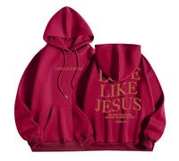 Generico Felpa A Maniche Lunghe Sweatshirt per Il Tempo Libero Felpe Oversize Top da Donna Puff con Cappuccio Pullover Baggy Soft Hoodie Tuta Ragazza
