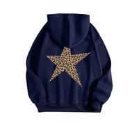 Generico Felpa A Maniche Lunghe Sweatshirt Vintage Cappuccio Felpe Elegante Zippe Personalizzata Super Soft Touch Allentato Casual in Maglia Hoodie Autunno Allentata Adolescenti attività All'Aperto