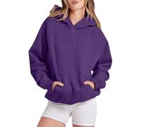 Generico Felpa A Maniche Lunghe Sweatshirt Vintage Cappuccio Felpe Elegante Zippe Personalizzata Super Soft Touch Camicetta Autunno Allentata Adolescenti attività All'Aperto