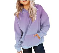 Generico Felpa Bambine con Cappuccio,Felpa Leggera da Autunno Inverno Felpe Ragazza Elegante Lunghe Solid Color/Print Comfort e Calore alla per Bambini attività Sportive