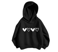 Generico Felpa Bambine con Cappuccio Leggera da Top Teenager Classics Felpe Ragazza Elegante Lunghe Casual Scuola Cappotto Ultra Morbida Oversize per Autunno e Inverno