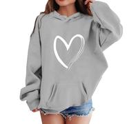 Generico Felpa Bambine con Cappuccio Maniche Lunghe per Bambini Pullover Ampia Sweatshirt Calda Sportswear Cappotto Homewear Comfort e Calore alla Tutti I Giorni Usura
