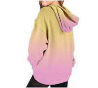 Generico Felpa Bambine con Cappuccio,Morbida Felpe Grafica Pullover Ampia Accogliente Graziosa Cappotto Homewear per Bambini Tinta Unita Cerniere Primaverili attività Sportive