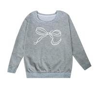 Generico Felpa Bambine Senza Cappuccio Long Sleeve Sweatshirt Unisex a Maniche Lunghe Top Teenager Classics Divertenti Pullover Felpe Ultra Morbida Oversize per e Ragazze 4-15 Anni