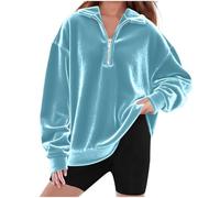 Generico Felpa Bambine Senza Cappuccio,Long Sleeve Sweatshirt Unisex a Maniche Lunghe Top Teenager Classics Abbigliamento per l'autunno e l'inverno Ultra Morbida Oversize Tutti I Giorni Usura
