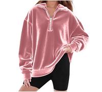 Generico Felpa Bambine Senza Cappuccio,Long Sleeve Sweatshirt Unisex a Maniche Lunghe Top Teenager Classics Abbigliamento per l'autunno e l'inverno Ultra Morbida Oversize Tutti I Giorni Usura