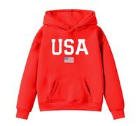 Generico Felpa Bambino con Cappuccio,Felpa Cappuccio Cerniera Pullover Bimbo Comfort e Calore alla Girocollo Sport Casual Invernale Bambini per dai 3 ai 12 Anni