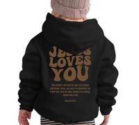 Generico Felpa Bambino con Cappuccio,Felpa Senza Cappuccio Girocollo Sportiva Ultra Morbida Oversize Sport Casual Abbigliamento per l'autunno e l'inverno Bambini Ragazzi