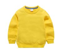 Generico Felpa Bambino Senza Cappuccio,Felpa Leggera da Felpe Girocollo Cappuccio Maglia A Maniche Lunghe Ultra Morbida Oversize per Tutti I Giorni Usura