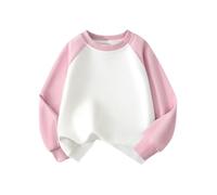 Generico Felpa Bambino Senza Cappuccio Long Sleeve Sweatshirt Unisex a Maniche Lunghe Girocollo Cappotto Homewear per Bambini in Primavera E Autunno Tutti I Giorni Usura