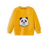 Generico Felpa Bambino Senza Cappuccio Sweatshirt Calda per Sportswear a Maniche Lunghe Accogliente Graziosa Cappotto Homewear Bambini Comfort e Calore alla Tutti I Giorni Usura
