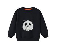 Generico Felpa Bambino Senza Cappuccio,Sweatshirt Calda per Sportswear Felpe Girocollo Sport Casual Maglia A Maniche Lunghe Ultra Morbida Oversize Bambini E Ragazzi