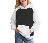 Generico Felpa Cappuccio Bambina Autunnale Morbido Felpe con Tasche Comoda Bambine E Ragazze Leggero Giacca Oversize Tinta Unita Bambina Inverno Sweatshirt Maniche Lunghe Sportivo Ragazza Hoodie