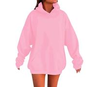 Generico Felpa Cappuccio Bambina Bambine E Ragazze Morbido Giacca Comoda Autunnale Leggero Felpe con Tasche Sportivo Ragazza Inverno Hoodie Tinta Unita Maniche Lunghe Bambina Pullover
