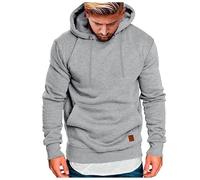 Generico Felpa Cappuccio Uomo, Girocollo Felpe a Maniche Lunghe in Misto Cotone di Alta qualità Leggera Allenamento Felpe da Lavoro Uomo Hoodie Sweatshirt Sweater Unisex -Adulto Graphic Hoodie
