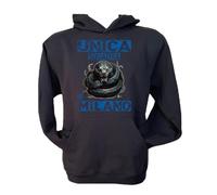 Generico Felpa con Cappucccio Nera Unica Squadra di Milano per Veri Tifosi interisti, Taglie da Ragazzo Bambino (IT, età, 12 Anni, 13 Anni, Regular)