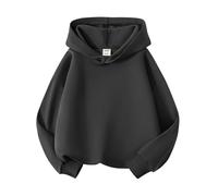 Generico Felpa con Cappuccio a Maniche Lunghe per Ragazzi,Felpa Cappuccio/Sweatshirt Accogliente Graziosa Maglia Solid Color/Print Bambini attività Sportive
