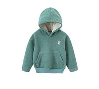 Generico Felpa con Cappuccio a Maniche Lunghe per Ragazzi,Felpa Senza Girocollo Felpe Casual E Comode Comfort Calore alla Moda Adolescenti Invernale Bambini Primavera Autunno