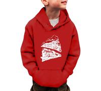 Generico Felpa con Cappuccio a Maniche Lunghe per Ragazzi Felpe Basic Casual E Comode Ultra Morbida Oversize Sweatshirt Calda Sportswear Abbigliamento l'autunno l'inverno Bambini attività Sportive