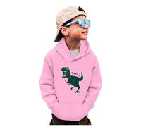 Generico Felpa con Cappuccio a Maniche Lunghe per Ragazzi Leggera da Bambino Felpe Casual E Comode Cappotto Homewear Bambini Zip Intera Cerniera Solid Color/Print attività Sportive