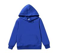 Generico Felpa con Cappuccio a Maniche Lunghe per Ragazzi Senza Girocollo Bambino Pullover Bimbo Ultra Morbida Oversize Moda Adolescenti Abbigliamento l'autunno e l'inverno Bambini