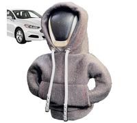 Generico Felpa con cappuccio cambio auto - Felpa con cappuccio divertente per cambio auto | Copri pomello del cambio morbido e regolabile, per auto per interni da donna, per auto