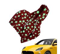 Generico Felpa con cappuccio copri cambio auto - Copri pomello del cambio universale - Simpatiche stelle che si illuminano al buio progettano interni automobilistici per veicoli con pomello del cambi