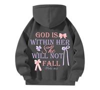 Genérico Felpa con cappuccio da uomo&donna, Everyday Felpa con cappuccio,Stampato a maniche lunghe Hoodie,Felpe con cappuccio, unisex, S-3XL, 01 Grigio scuro, XXX-Large