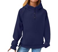 Generico Felpa con Cappuccio Donna Standard Hoodies Tinta Unita Hoodie Autunno Classico Casuals a Maniche Lunghe Tops Outwear,Multicolor Felpa con Cappuccio A Forma di Contorno