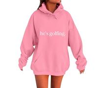 Generico Felpa con Cappuccio Donna Standard Hoodies Tinta Unita Hoodie Autunno Classico Casuals a Maniche Lunghe Tops Outwear,Multicolor Felpa Oversize Donna A Forma di Contorno