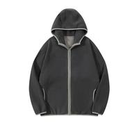 Generico Felpa con Cappuccio e Zip da Uomo Abbigliamento Invernale con Tasche Maglia Cerniera per Il Massimo Comfort Ideale attività All'aperto e Sport Felpa a Maniche Lunghe per Il Tempo Libero