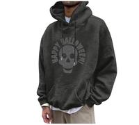Generico Felpa con Cappuccio Oversize da Uomo,Streetwear Maniche Lunghe Jogging Hoody Fashion Top Primavera Comoda Pullover Maglione Morbido Capo Basic per Autunno